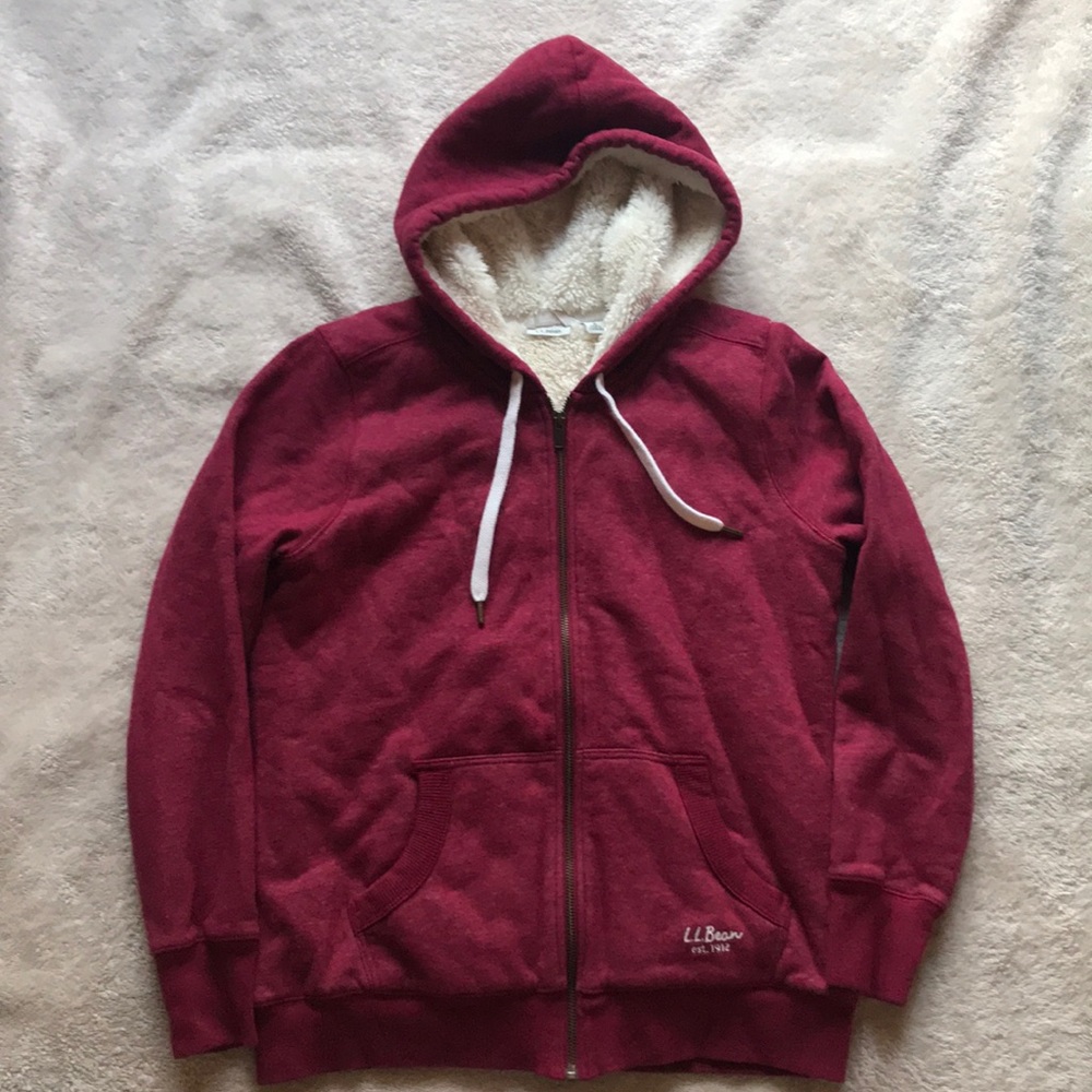 Sherpa lined hoodie